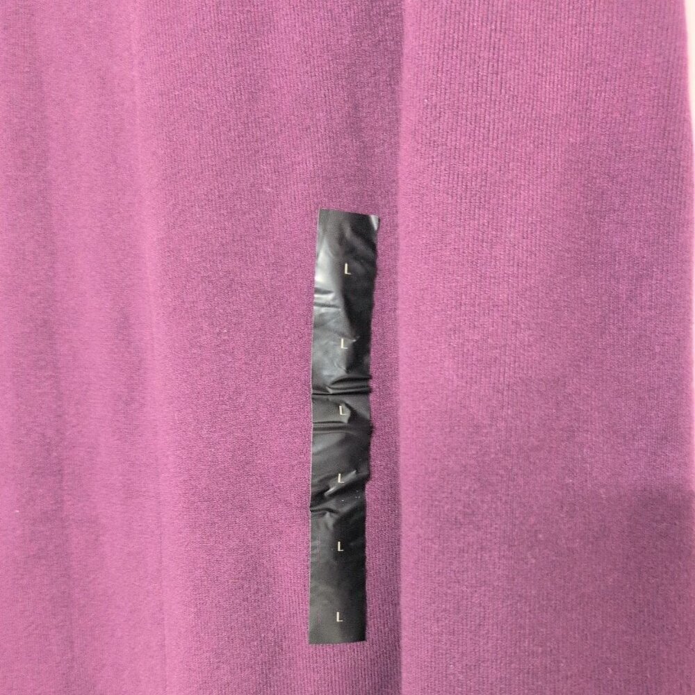 Banana Republic Factory A Line Maxi Skirt Womens Size Large Purple Knit NEW - Picture 4 of 7